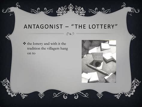 antagonist in the lottery